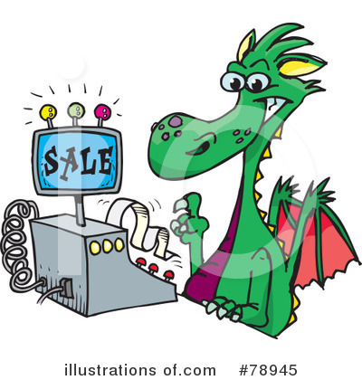 Green Dragon Clipart #78945 by Dennis Holmes Designs