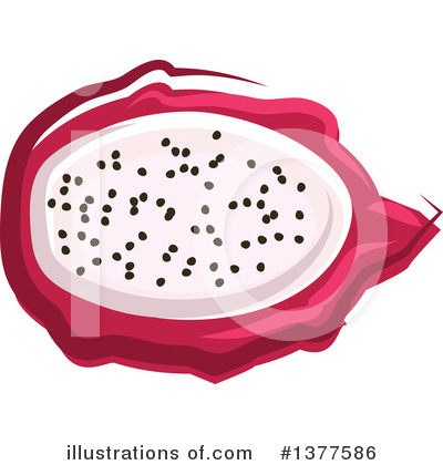 Dragon Fruit Clipart #1377586 by Vector Tradition SM