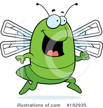 Royalty-Free (RF) Dragonfly Clipart Illustration by Cory Thoman - Stock Sample #102935