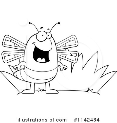 Royalty-Free (RF) Dragonfly Clipart Illustration by Cory Thoman - Stock Sample #1142484