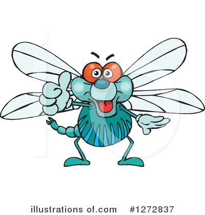 Dragonfly Clipart #1272837 by Dennis Holmes Designs