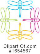 Dragonfly Clipart #1654567 by Lal Perera