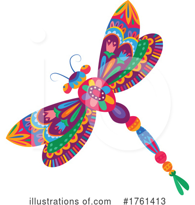 Dragonfly Clipart #1761413 by Vector Tradition SM