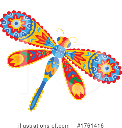 Dragonfly Clipart #1761416 by Vector Tradition SM