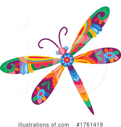 Dragonfly Clipart #1761419 by Vector Tradition SM