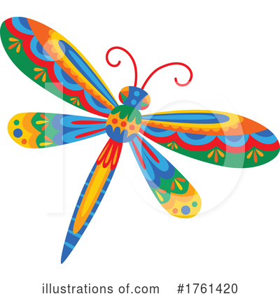 Dragonfly Clipart #1761420 by Vector Tradition SM