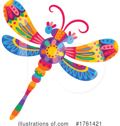 Dragonfly Clipart #1761421 by Vector Tradition SM
