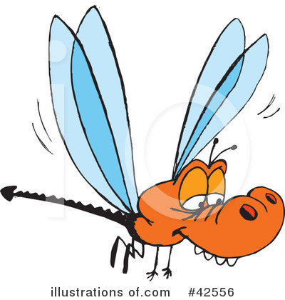 Dragonfly Clipart #42556 by Dennis Holmes Designs