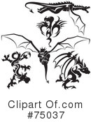 Dragons Clipart #75037 by dero