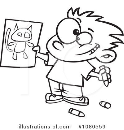 Royalty-Free (RF) Drawing Clipart Illustration by toonaday - Stock Sample #1080559