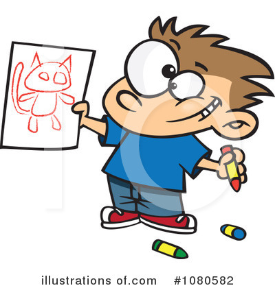 Royalty-Free (RF) Drawing Clipart Illustration by toonaday - Stock Sample #1080582