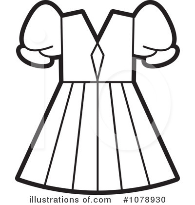 Royalty-Free (RF) Dress Clipart Illustration by Lal Perera - Stock Sample #1078930