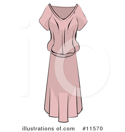 Royalty-Free (RF) Dress Clipart Illustration by AtStockIllustration - Stock Sample #11570