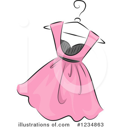 Royalty-Free (RF) Dress Clipart Illustration by BNP Design Studio - Stock Sample #1234863