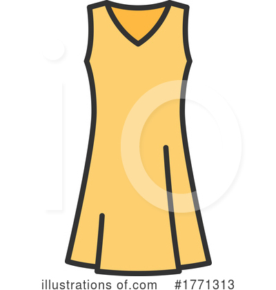 Dress Clipart #1771313 by Vector Tradition SM