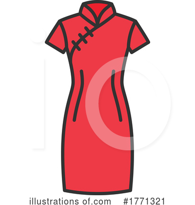 Royalty-Free (RF) Dress Clipart Illustration by Vector Tradition SM - Stock Sample #1771321
