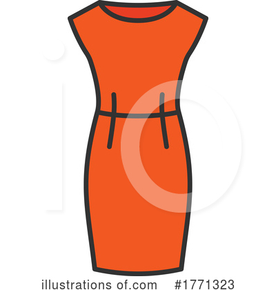 Dress Clipart #1771323 by Vector Tradition SM