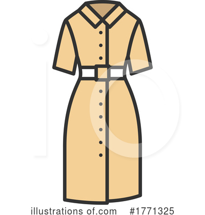 Dress Clipart #1771325 by Vector Tradition SM
