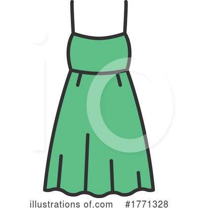 Dress Clipart #1771328 by Vector Tradition SM