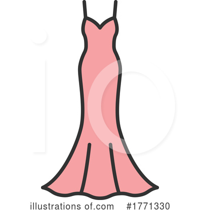 Dress Clipart #1771330 by Vector Tradition SM
