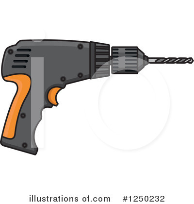 Royalty-Free (RF) Drill Clipart Illustration by Vector Tradition SM - Stock Sample #1250232