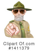 Drill Sergeant Clipart #1411379 by AtStockIllustration