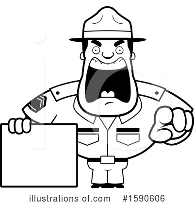 Royalty-Free (RF) Drill Sergeant Clipart Illustration by Cory Thoman - Stock Sample #1590606
