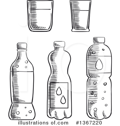 Soda Bottle Clipart #1367220 by Vector Tradition SM