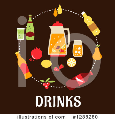 Royalty-Free (RF) Drinks Clipart Illustration by Vector Tradition SM - Stock Sample #1288280