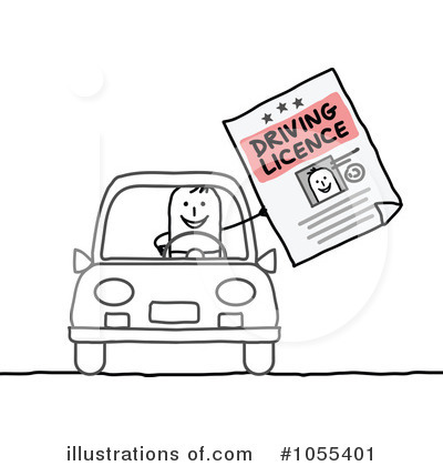 Driving Clipart #1055401 by NL shop