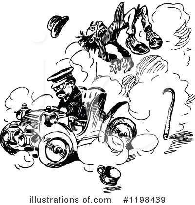 Royalty-Free (RF) Driver Clipart Illustration by Prawny Vintage - Stock Sample #1198439