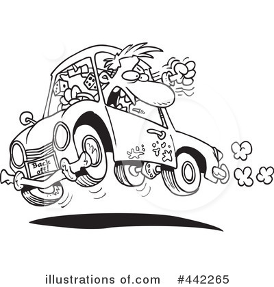 Royalty-Free (RF) Driver Clipart Illustration by toonaday - Stock Sample #442265
