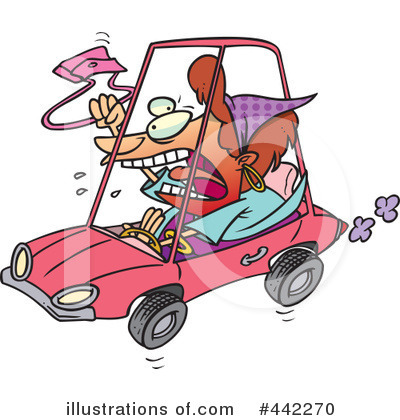Driving Clipart #442270 by toonaday