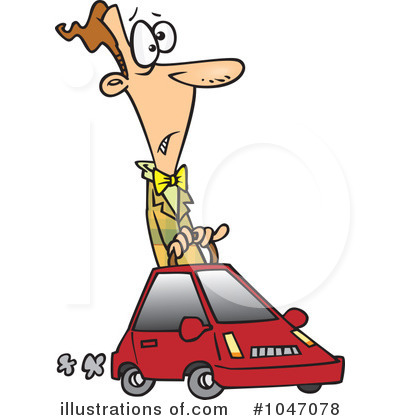 Driving Clipart #1047078 by toonaday