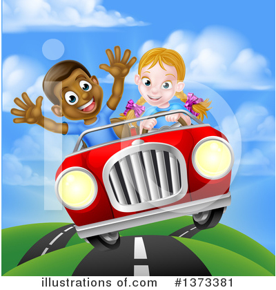 Driving Clipart #1373381 by AtStockIllustration