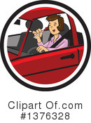 Driving Clipart #1376328 by David Rey