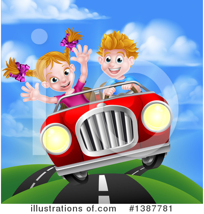 Royalty-Free (RF) Driving Clipart Illustration by AtStockIllustration - Stock Sample #1387781