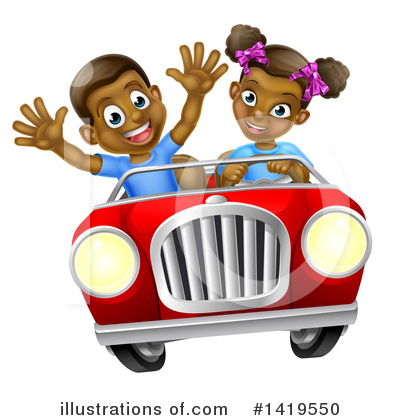 Driving Clipart #1419550 by AtStockIllustration
