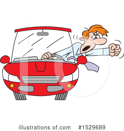 Driving Clipart #1529689 by Johnny Sajem