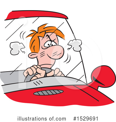 Driving Clipart #1529691 by Johnny Sajem