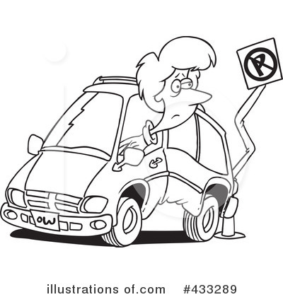 Car Accident Clipart #433289 by toonaday