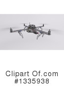 Drone Clipart #1335938 by KJ Pargeter