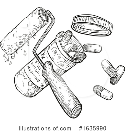 Royalty-Free (RF) Drugs Clipart Illustration by patrimonio - Stock Sample #1635990