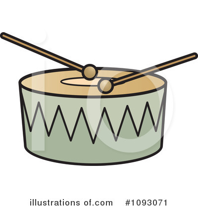 Royalty-Free (RF) Drum Clipart Illustration by Lal Perera - Stock Sample #1093071