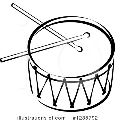 Royalty-Free (RF) Drum Clipart Illustration by Vector Tradition SM - Stock Sample #1235792