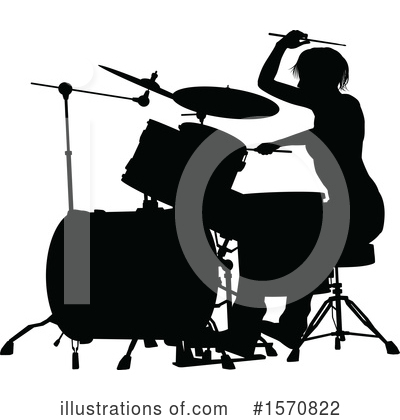 Drummer Clipart #1570822 by AtStockIllustration