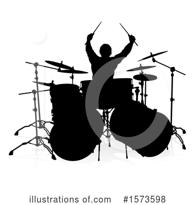 Royalty-Free (RF) Drummer Clipart Illustration by AtStockIllustration - Stock Sample #1573598