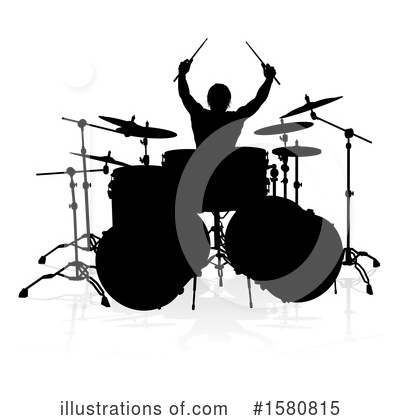 Royalty-Free (RF) Drummer Clipart Illustration by AtStockIllustration - Stock Sample #1580815