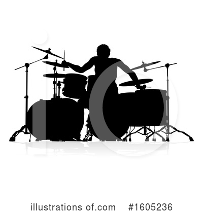Royalty-Free (RF) Drummer Clipart Illustration by AtStockIllustration - Stock Sample #1605236