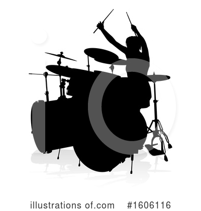 Royalty-Free (RF) Drummer Clipart Illustration by AtStockIllustration - Stock Sample #1606116